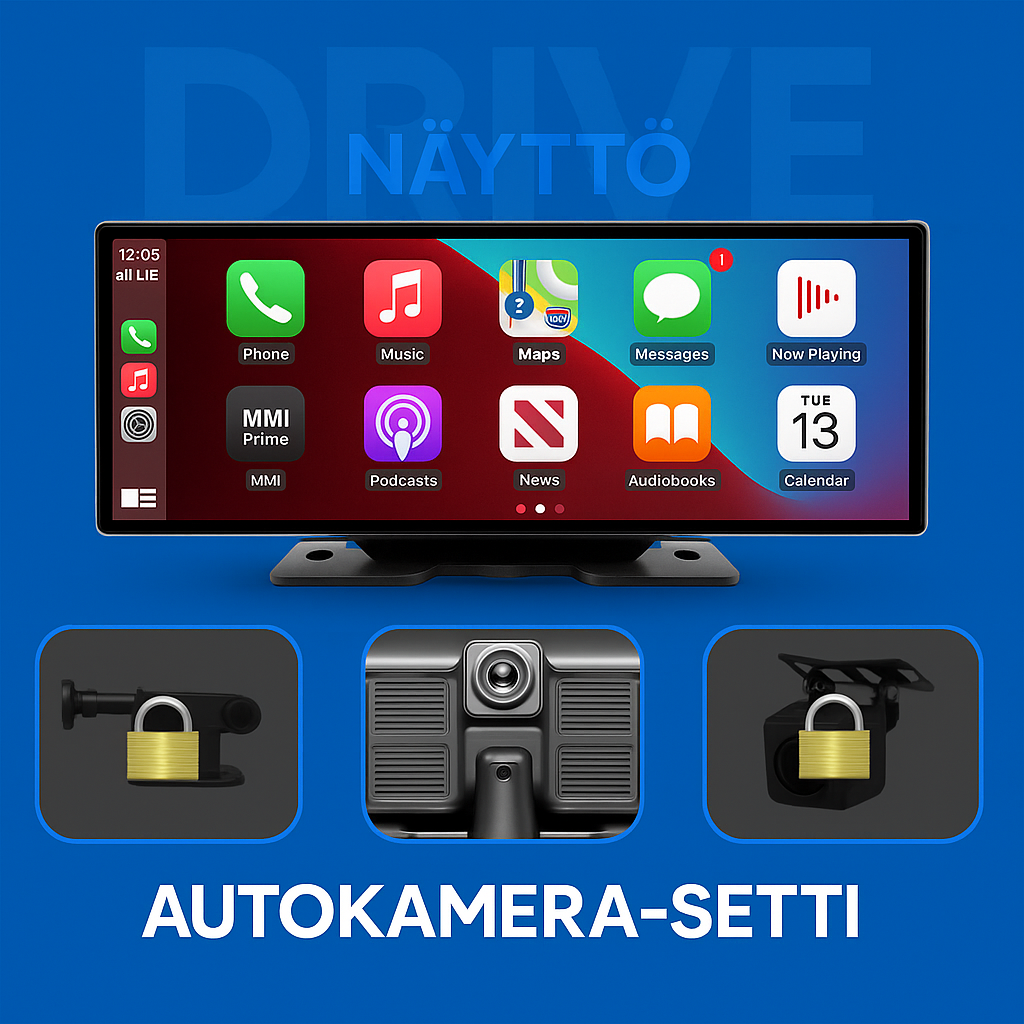 DriveNäyttö PRO™ - CarPlay järjestelmä