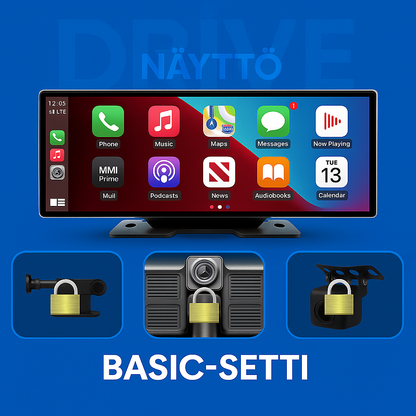 DriveNäyttö PRO™ - CarPlay järjestelmä