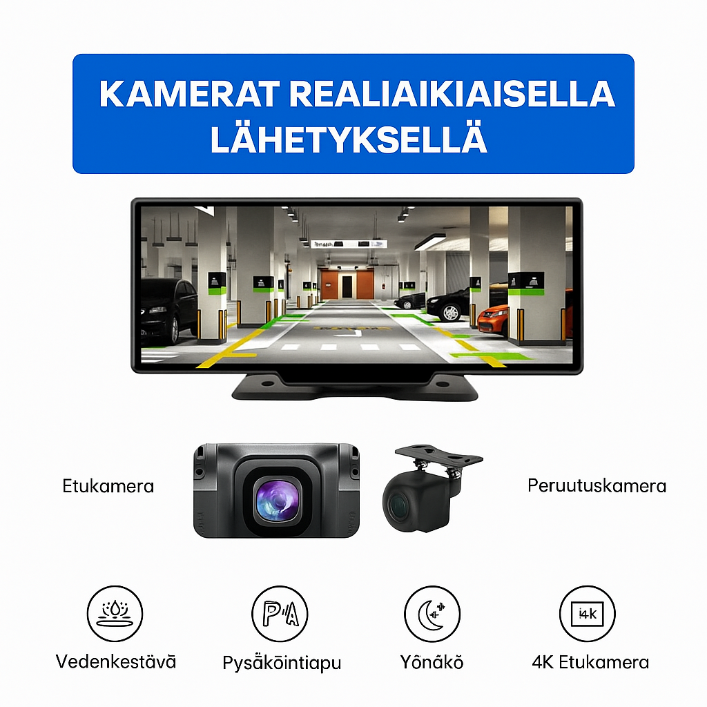 DriveNäyttö PRO™ - CarPlay järjestelmä